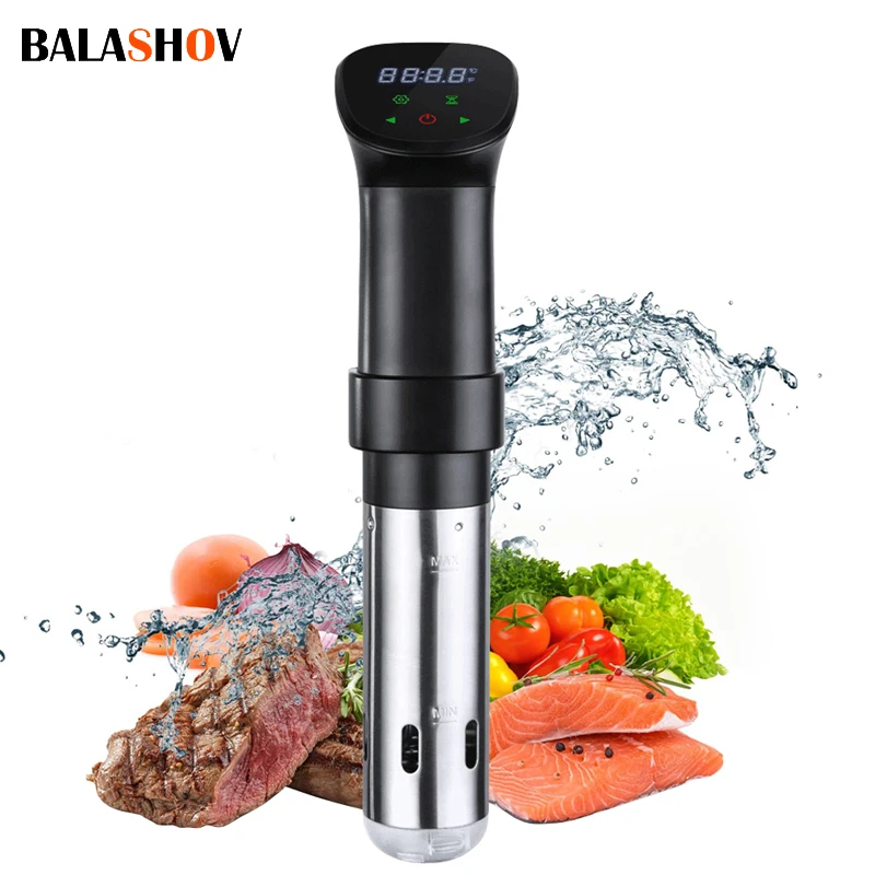 Cuiseur Sous Vide étanche 1800W, circulation par Immersion, cuisson précise avec affichage numérique