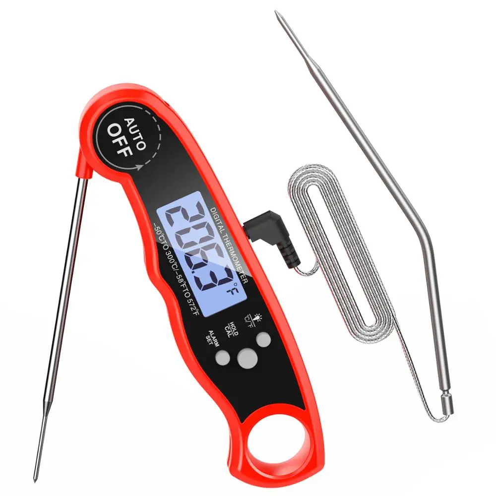 Thermomètre alimentaire numérique ORIA, thermomètre de cuisine, thermomètre pour viande, eau, lait,