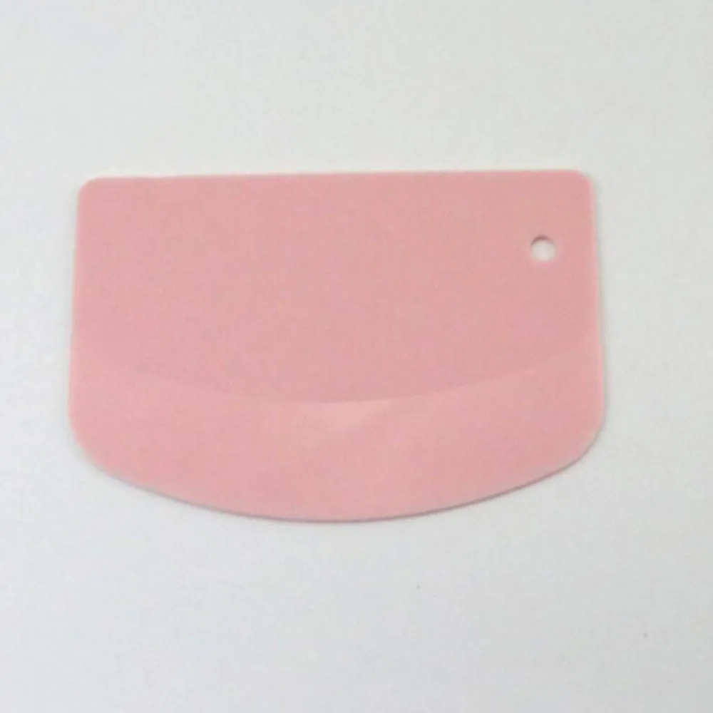Coupe-pâtisserie en plastique, grattoir à pâte à Pizza, spatules à gâteaux, outils Fondant trapézoïd