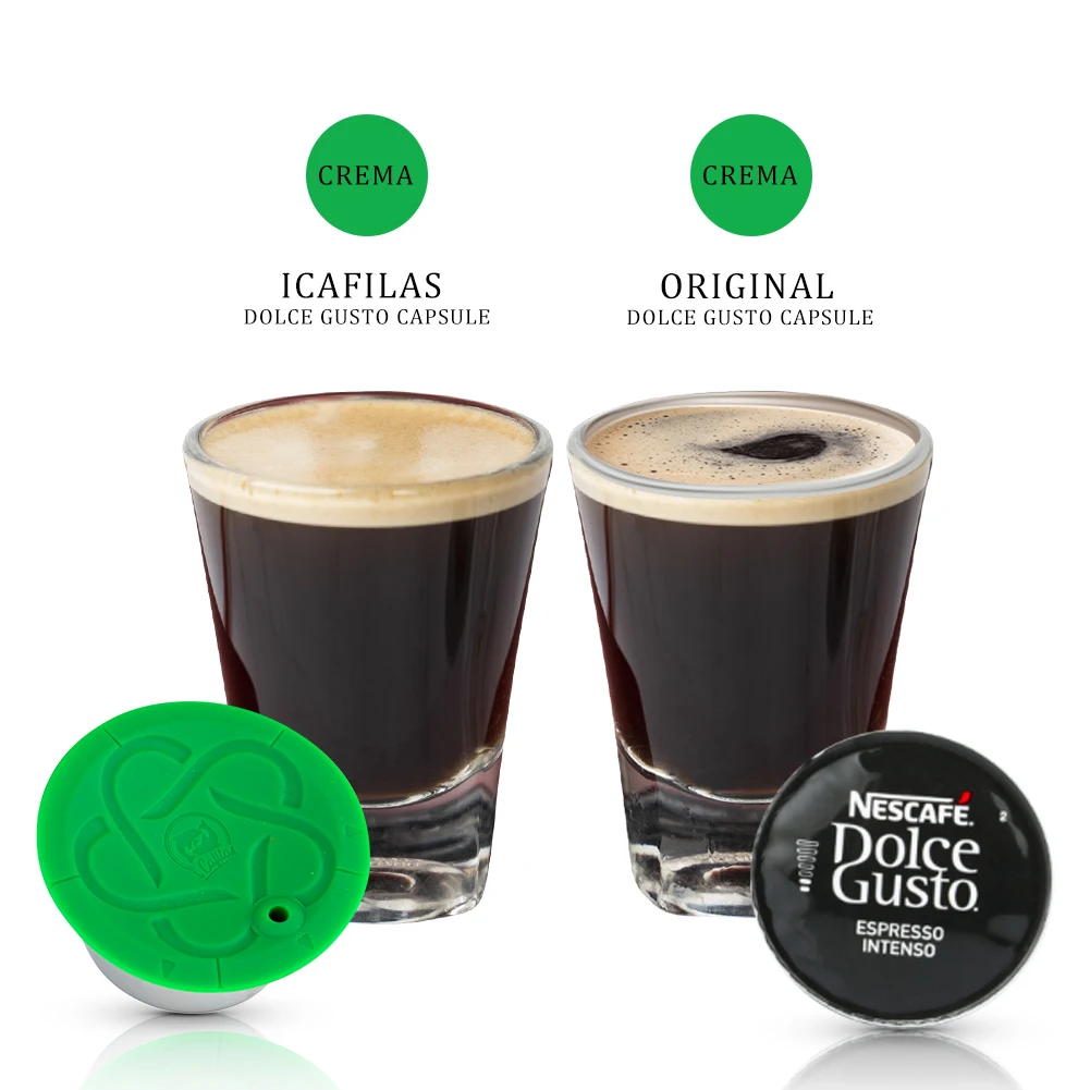 Capsules de café réutilisables pour Dolce Gusto, dosette en acier inoxydable, utilisable au quotidie