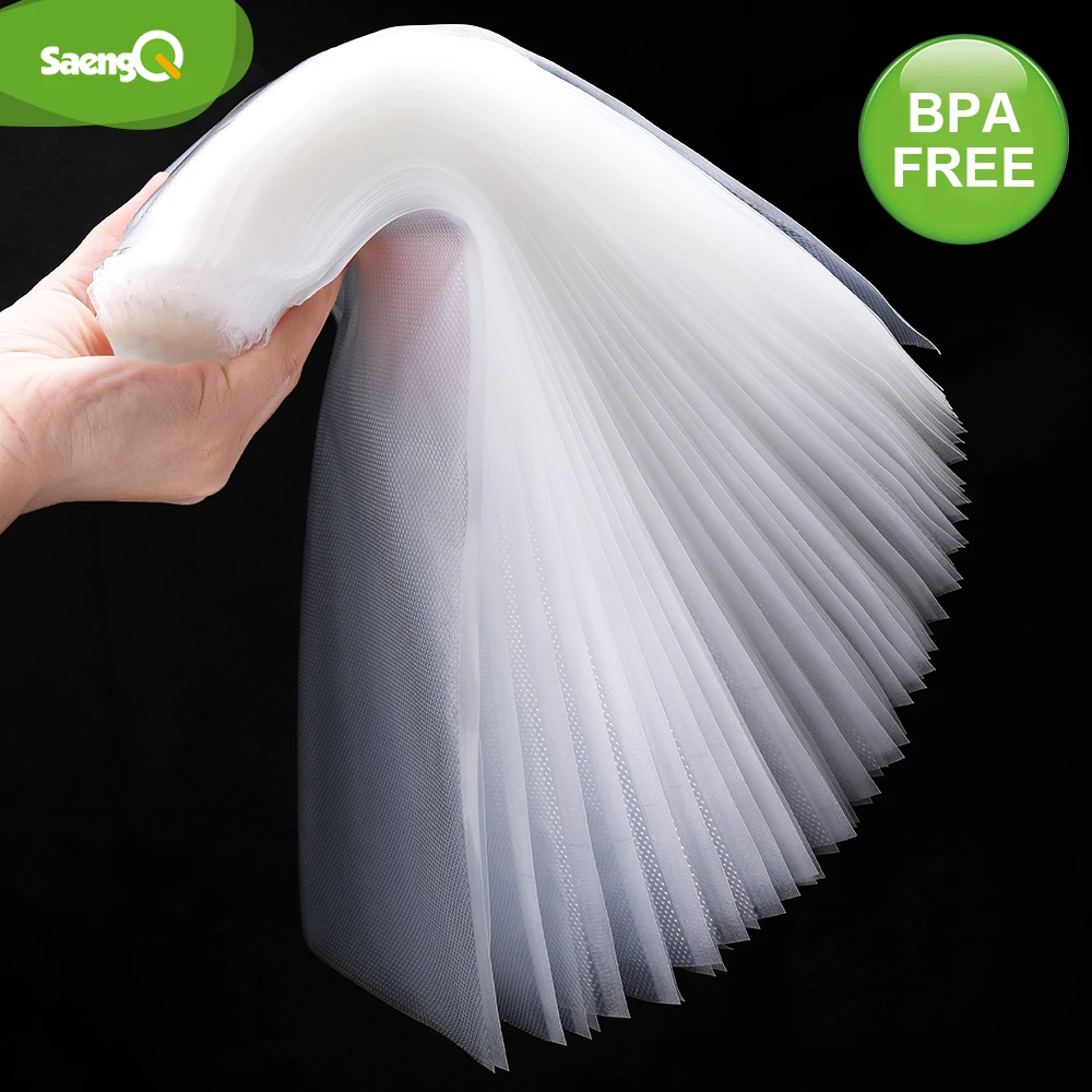 SaengQ – sacs sous vide de cuisine pour aliments, Machine d'emballage sous vide, sac de stockage des