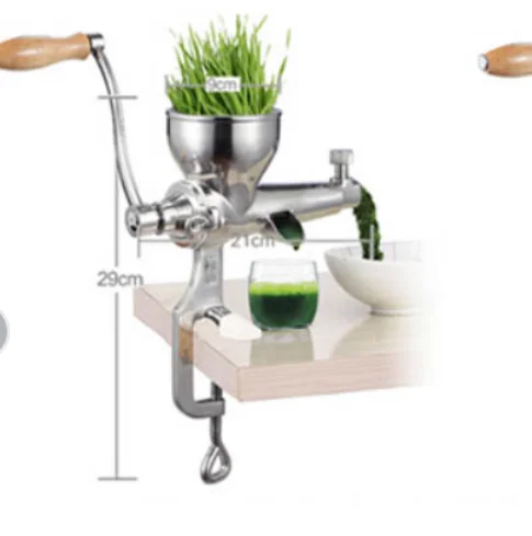 Extracteur de jus d'herbe à blé en acier inoxydable, presse-fruits, fruits, blé, herbe végétale, ora