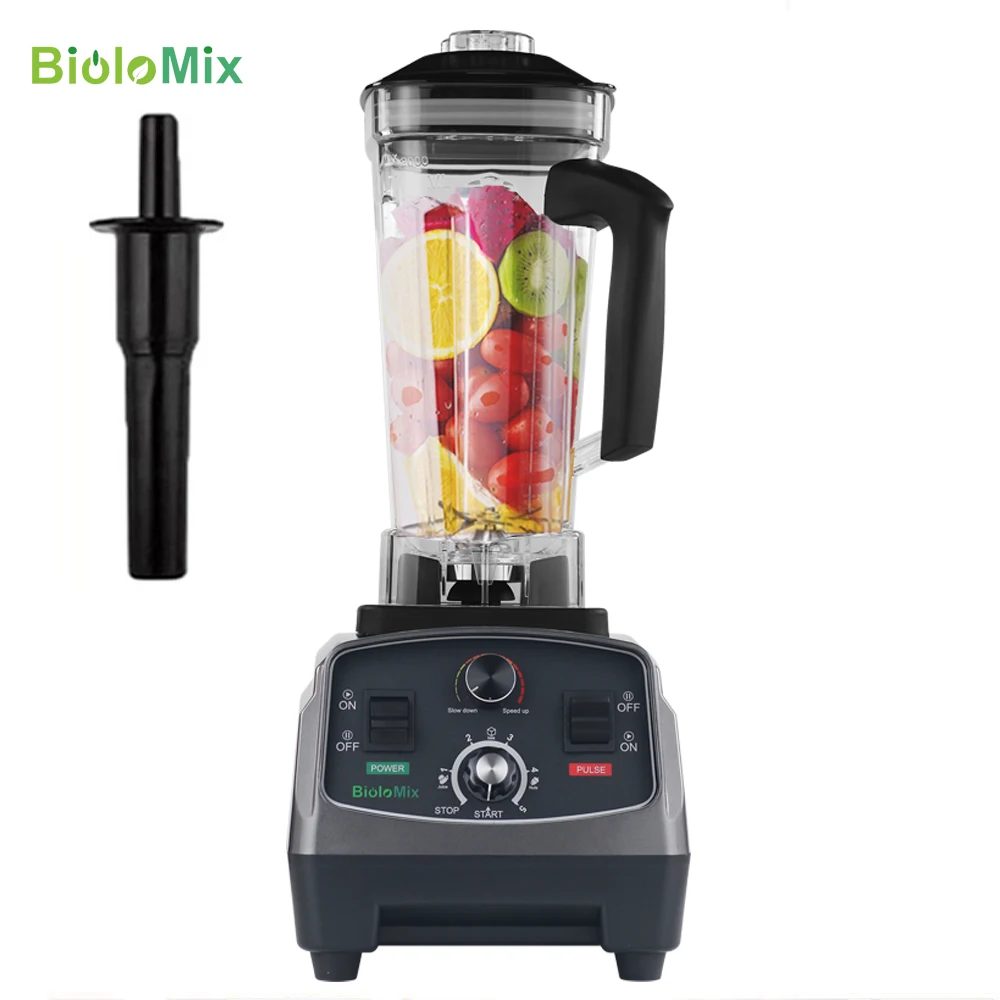 Biolomix-Minuterie de qualité commerciale sans BPA, mélangeur de centre commercial, robot alimentair
