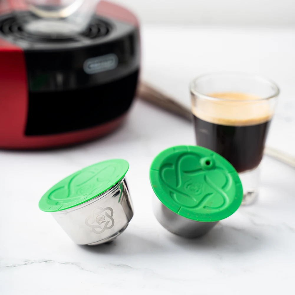 Capsules de café réutilisables pour Dolce Gusto, dosette en acier inoxydable, utilisable au quotidie