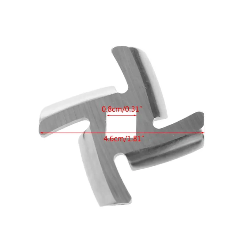 Pièce de rechange pour Moulinex HV6, lame de broyeur à viande en acier inoxydable de 50mm de diamètr