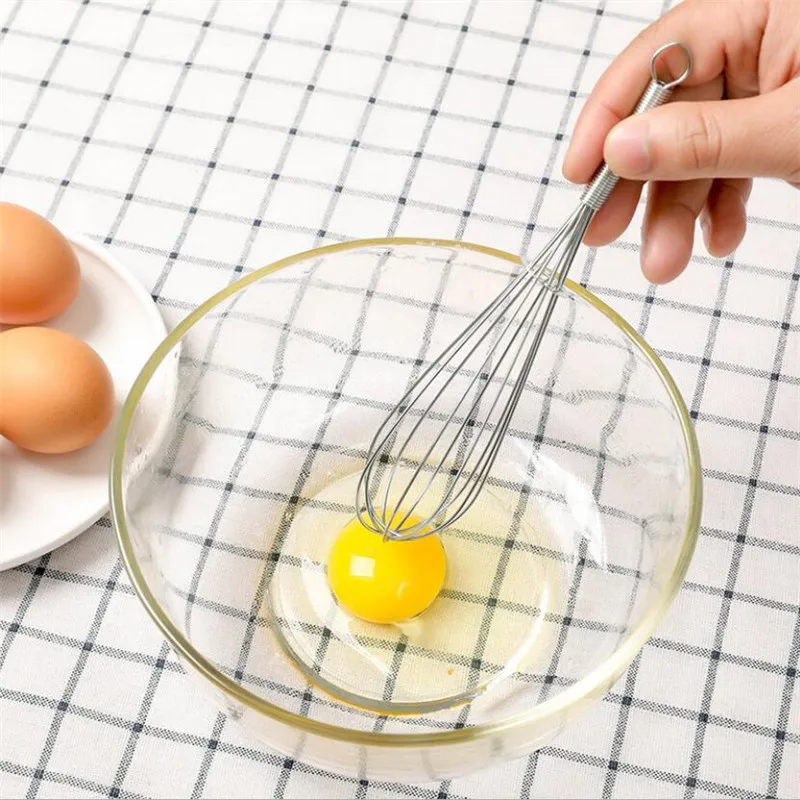 Batteur à œufs en acier inoxydable, batteur à main, outils de cuisine, mélangeur de beurre, mélangeu