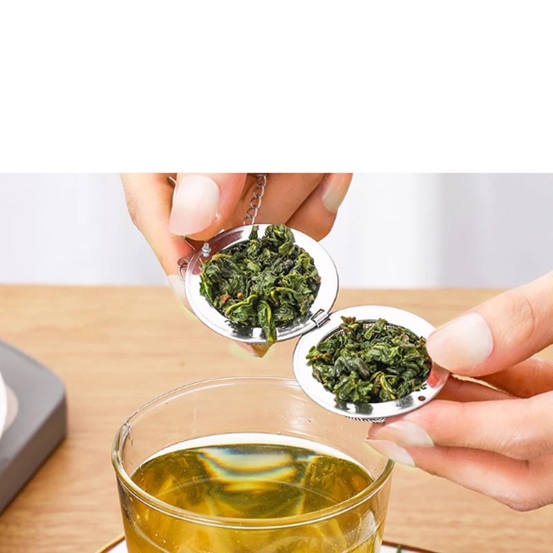 Boule de thé à épices en acier inoxydable, infuseur à thé, sphère de verrouillage, passoire à maille