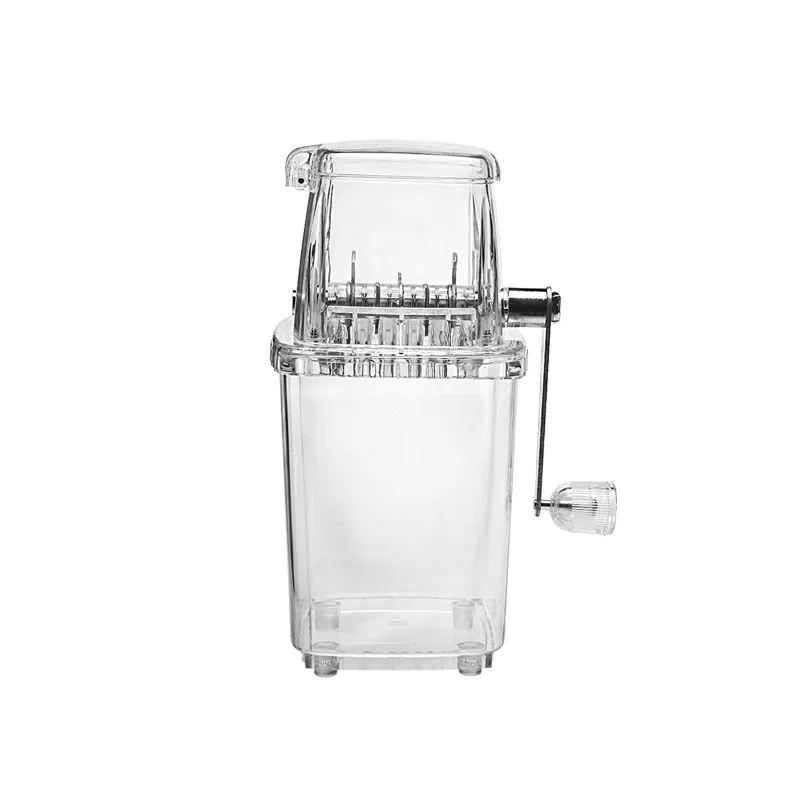 Broyeur à glace manuel portable, machine à glace à manivelle, cuisine multifonctionnelle, outil pour