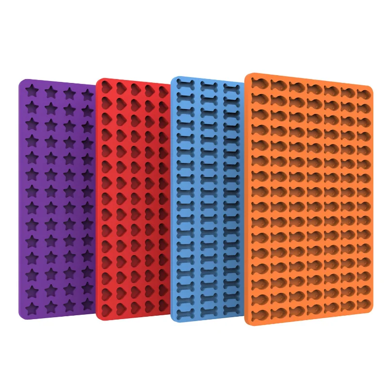 Moule de cuisson de biscuits animaux multicavités en Silicone, bricolage, cœur, étoile, gelée de cho