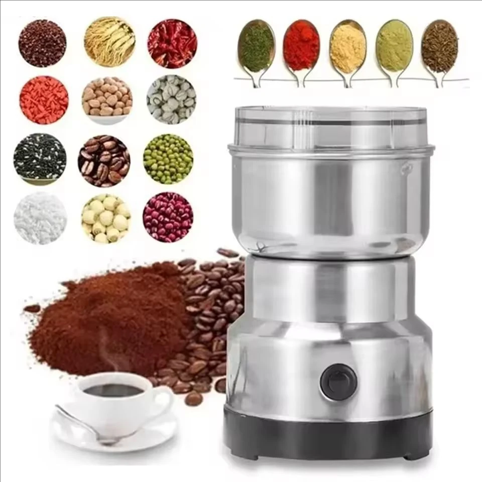 4 lames broyeur électrique maison café cuisine céréales noix haricots épices Grains broyeur Machine