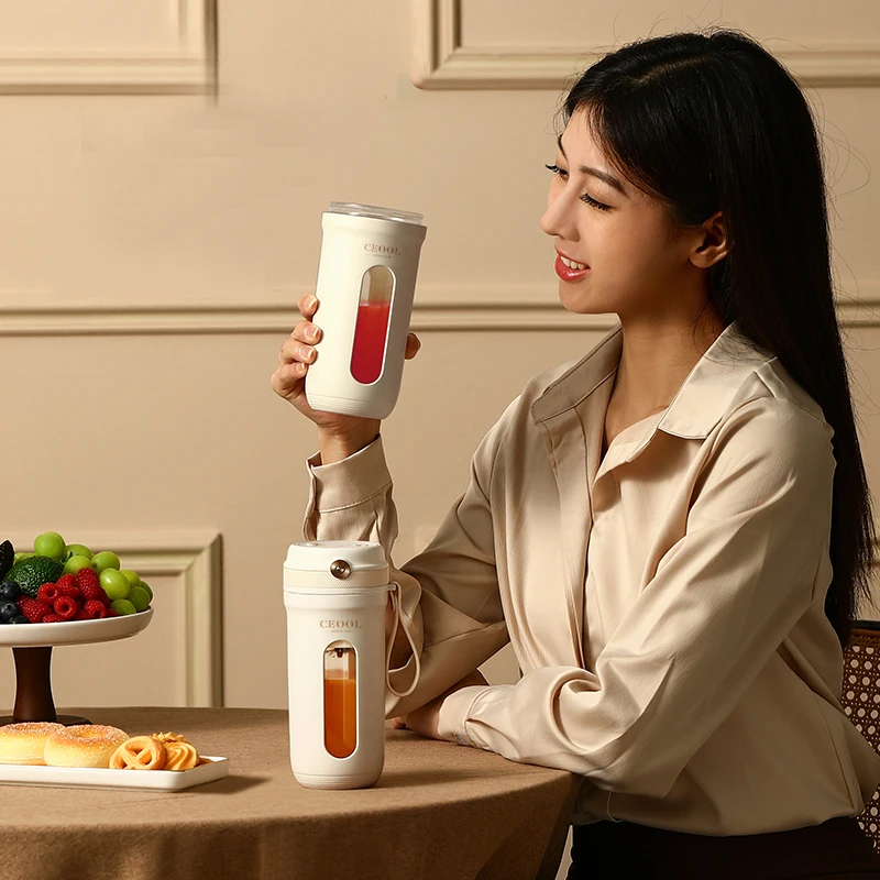 Mélangeur électrique portable, 10 pièces, 350ml, Ju479, fruits, 3000mAh, aste par USB, SmUnvétérans