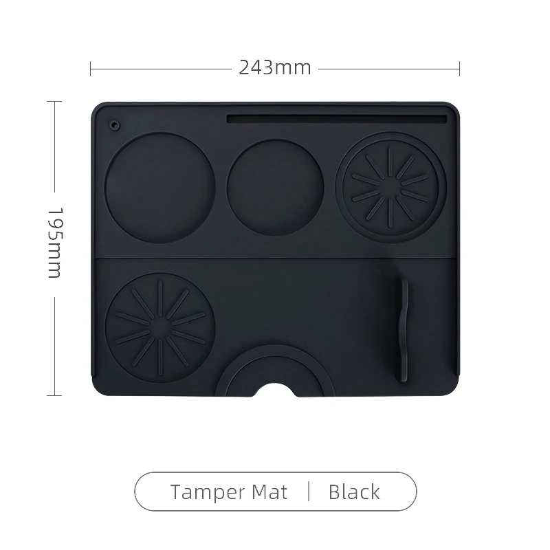 Tapis de doseur de café, Station distributrice, Portafilter, tampon en Silicone, accessoires de cafe