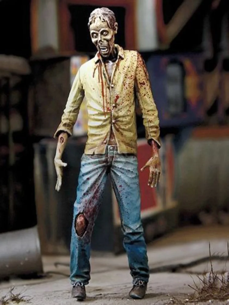 Figurine en résine factice de Zombie, modèle non assemblé, non peint, 1/35
