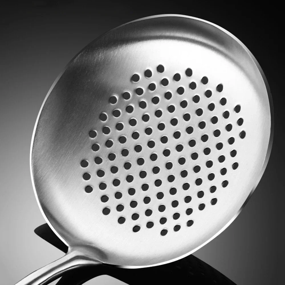 Spatule cuillère en acier inoxydable, manche en bois, pelle de cuisson, louche, ustensiles de cuisin