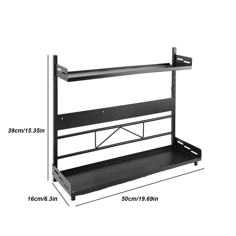 [Stock ue] étagères de cuisine support de rangement de cuisine pot Organization placard assaisonneme
