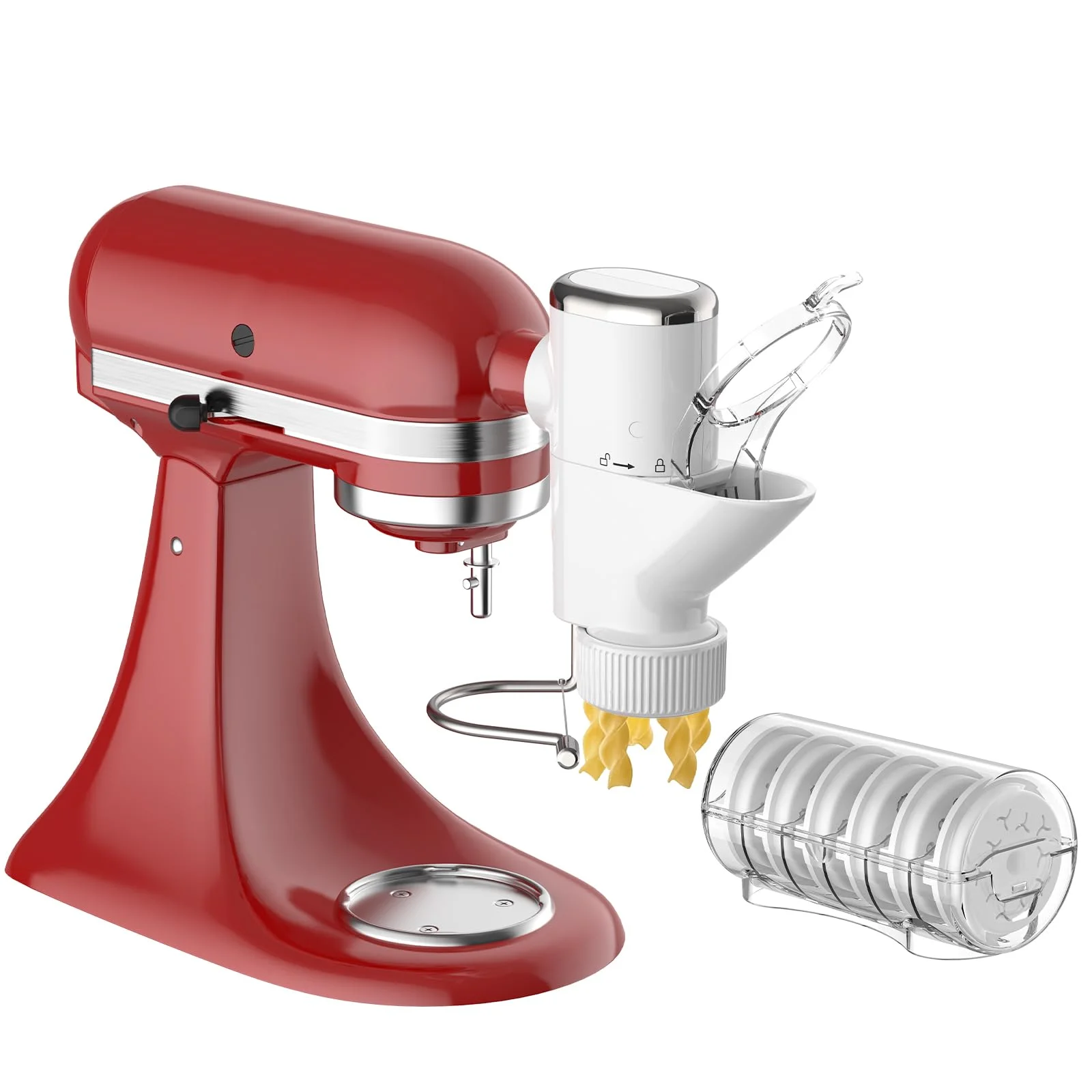 Gvode Fixation de presse à pâtes pour mélangeurs sur socle KitchenAid 7 plaques interchangeables acc