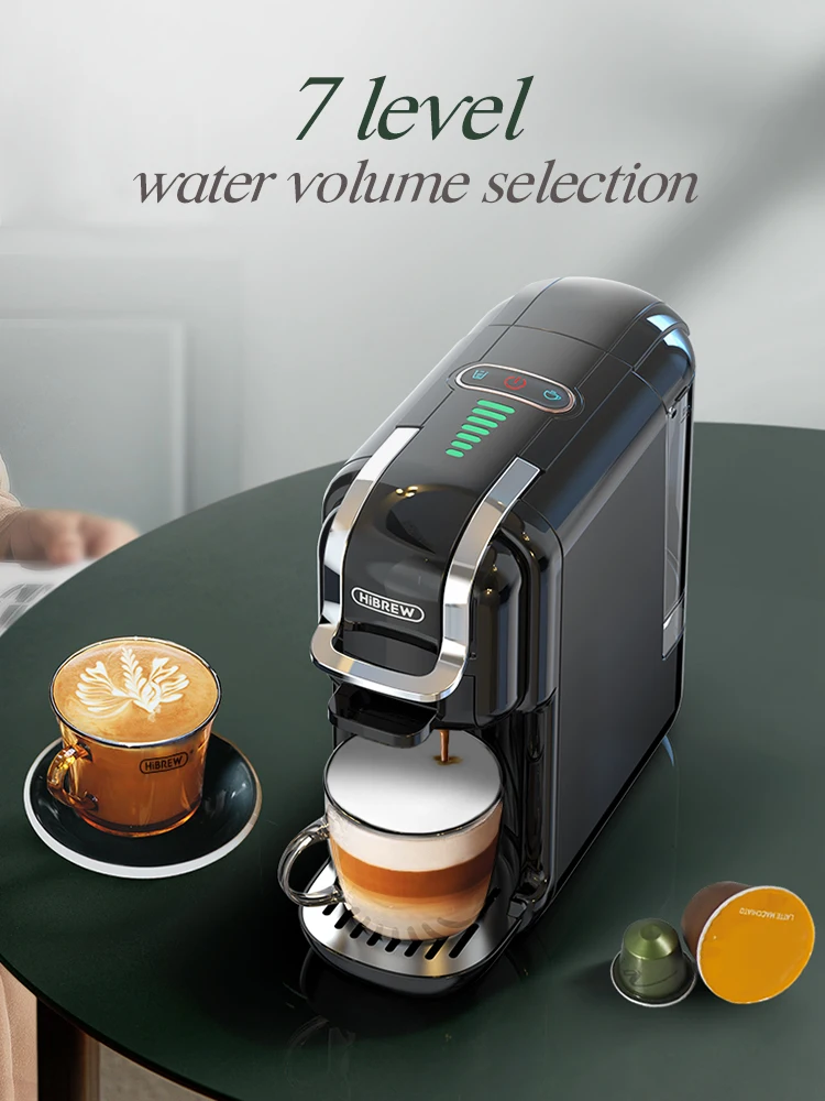 Machine à café à capsules multiples Hiinvasive W, chaud et froid, DG Cappuccino Nes, petite capsule