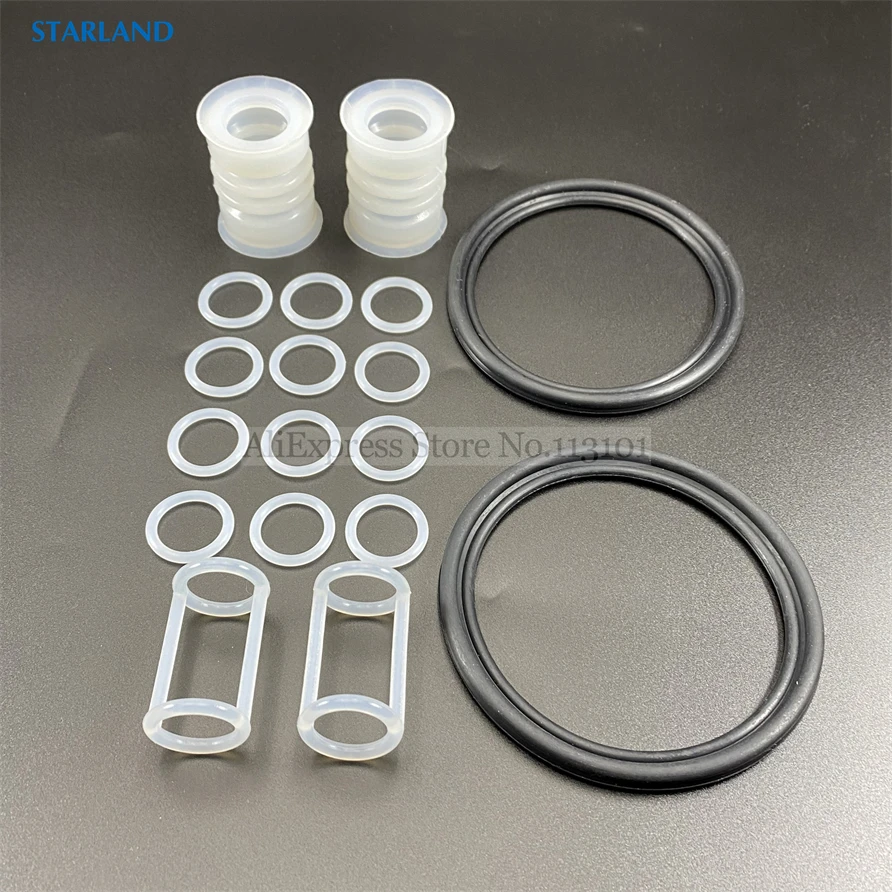 Anneaux d'étanchéité en Silicone 18 en 1, Tubes d'étanchéité ondulés combinés, pièces pour fabricant