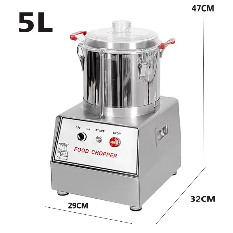 5L 10L grande puissance 1100W -1400W bol coupe hachoir pour aliments haute vitesse hachoir à viande