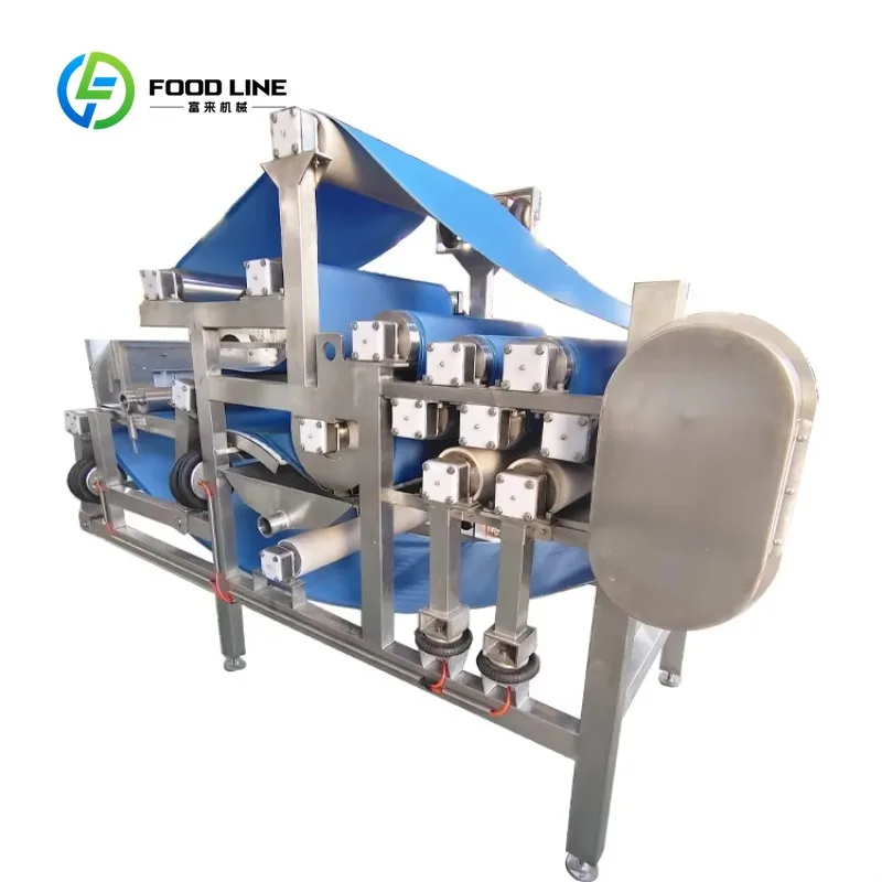 Presse à jus de fruits industrielle personnalisée avec moteur, capacité de 3000 kg/h, extracteur de