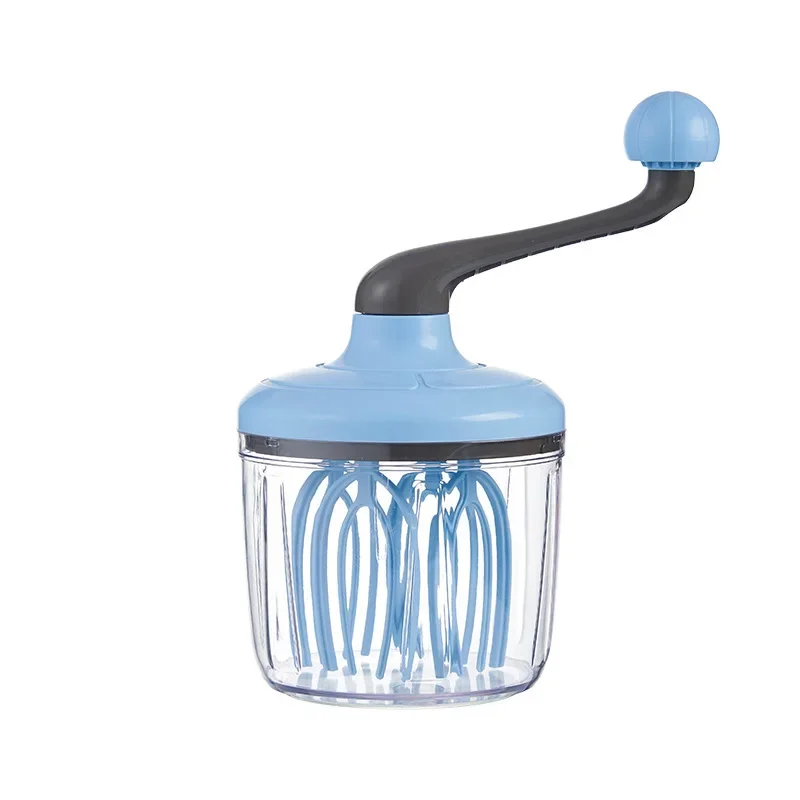 Fouet manuel semi-automatique multi-usage pour blanc d'œuf/crème/pâte à gâteau mélangeur à manivelle