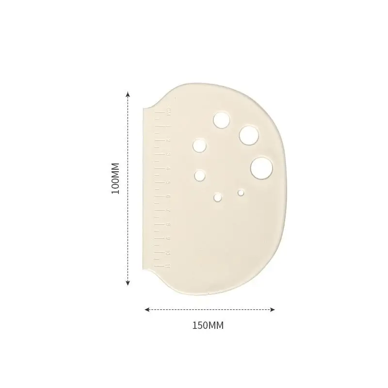 Grattoir à pâte bol grattoir pain crème gâteau Pizza Cutter banc grattoir coupe-pâte bricolage cuiss