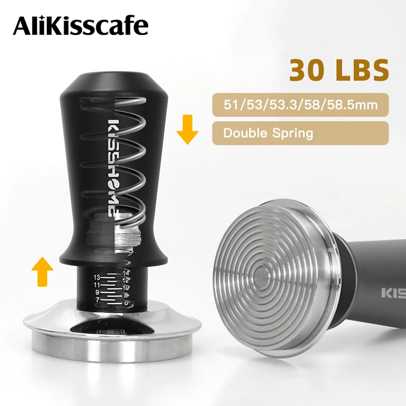 Doseur de café 30lb, pression constante calibrée, Double ressort 51mm 53mm 58mm, accessoires pour ma
