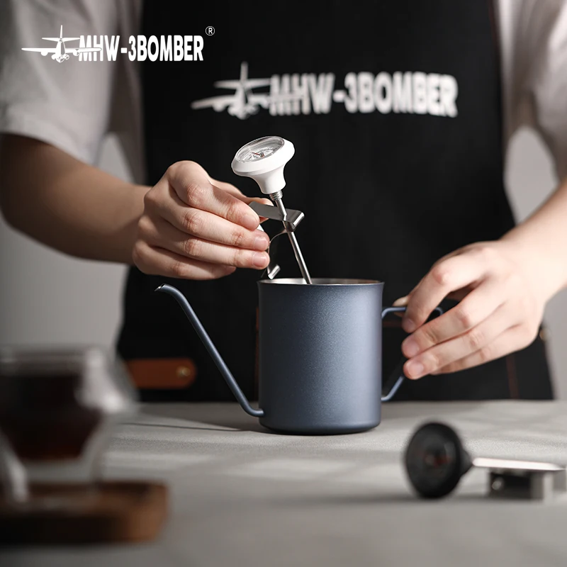 MHW-3BOMÉRO 0 à 100 ℃ Thermomètre à cadran pour cafetière, pichet à mousse de lait, café professio