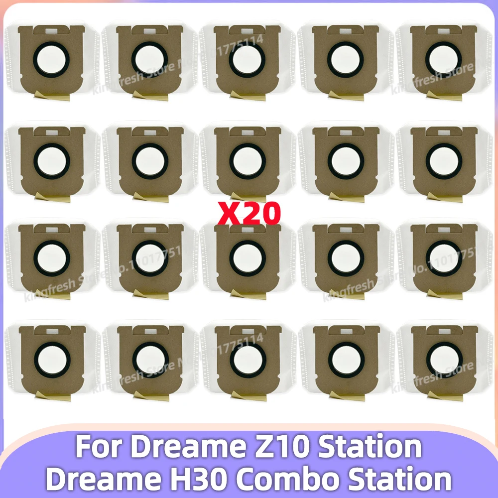 Sac à poussière compatible avec Dreame Z10 Station / Dreame H30 Combo Station / Dreame VDB1 Accessoi
