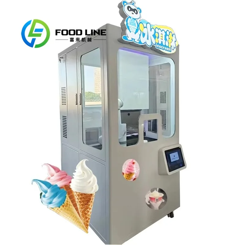 Robot distributeur de crème glacée - Meilleur robot distributeur automatique de crème glacée avec br