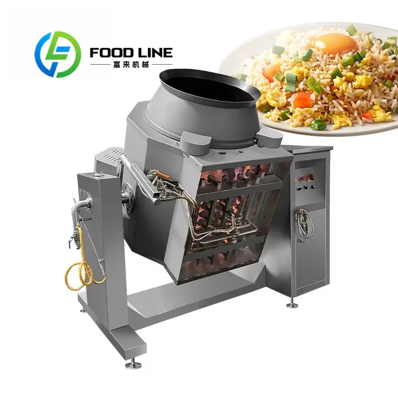 Robot de cuisine commercial en acier inoxydable, machine automatique pour restaurant, cuisine, gain