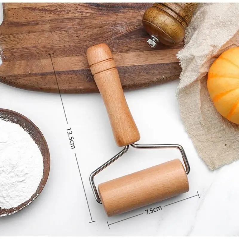 Rouleau à pâtisserie et à pizza en bois, ustensile de cuisine pour la pâtisserie, rouleau à tarte