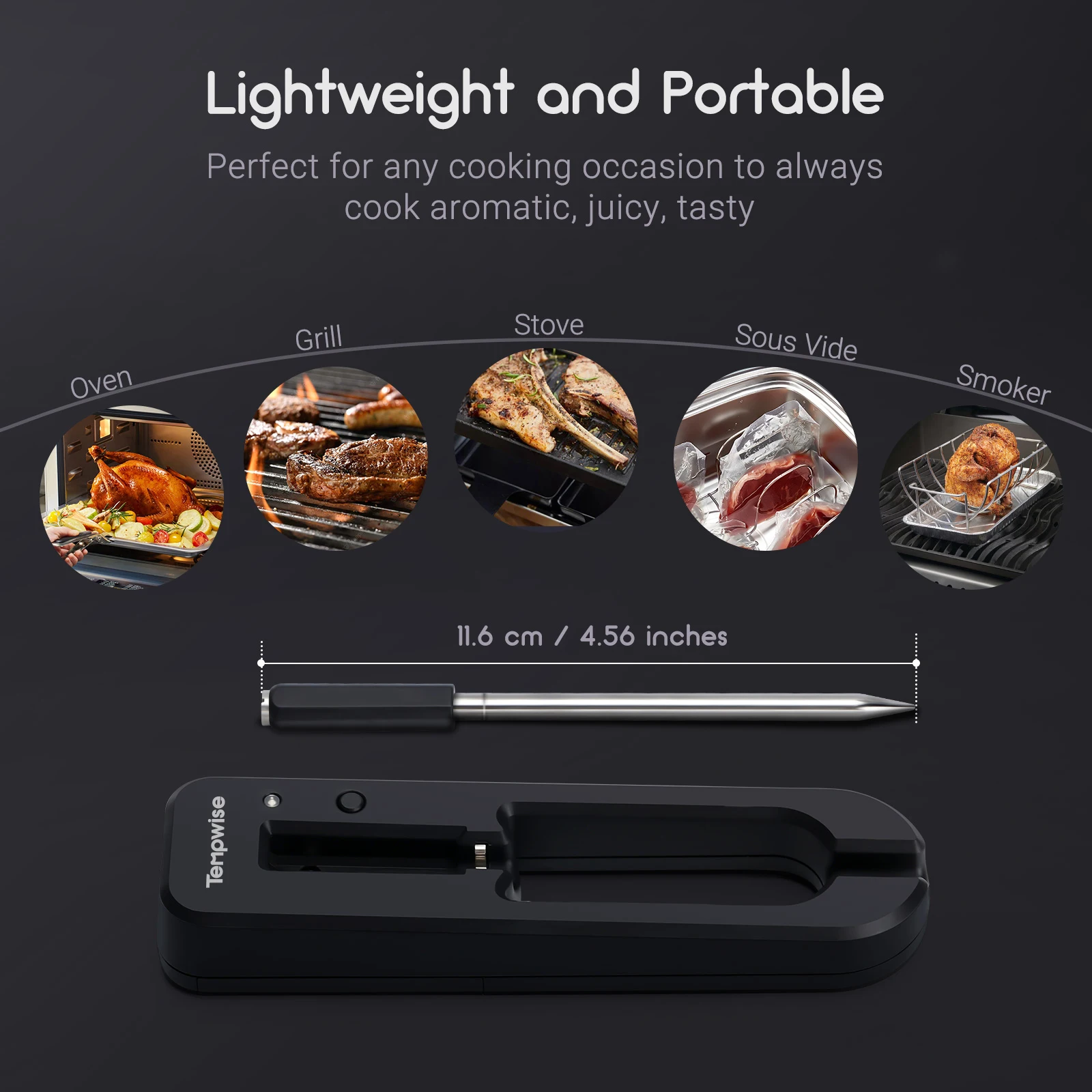 Nouveau thermomètre alimentaire à viande sans fil pour four gril BBQ fumeur cuisine intelligent numé