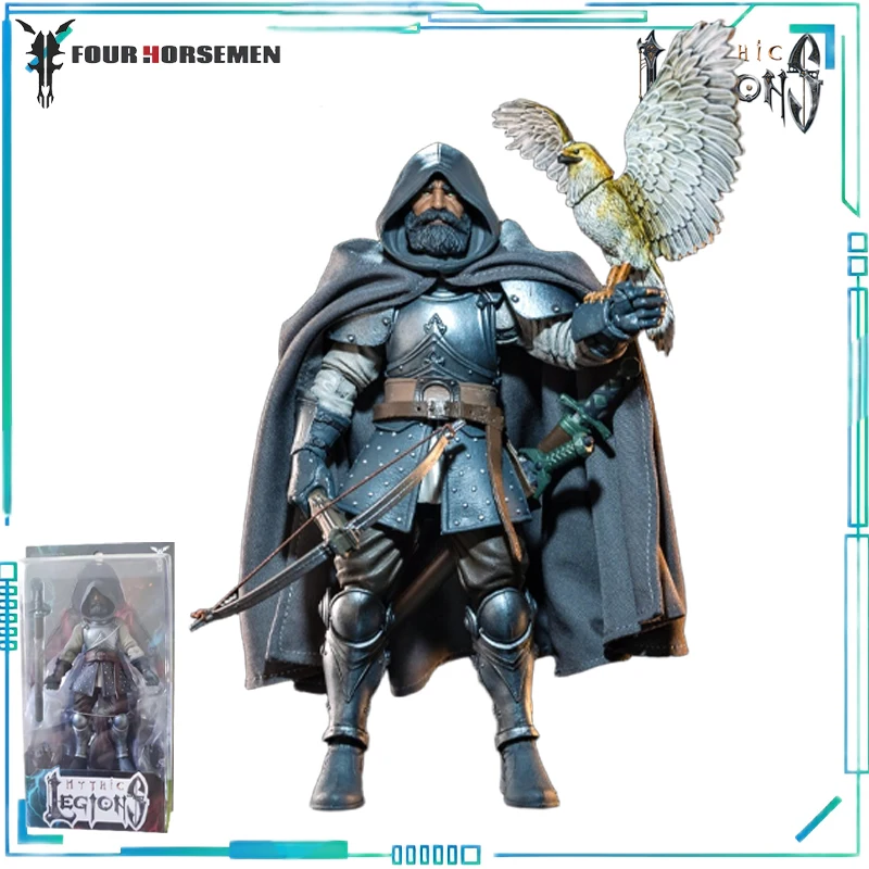 Four Horsemen Studios Genuine Mythic Legions Series Eagle Rider Duban Mobile Toy Doll Grey Horse Mou