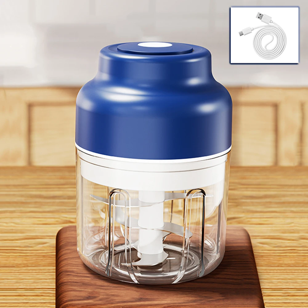 Hachoir à ail électrique rechargeable par USB, robot culinaire pour aliments et viande, mini moulin
