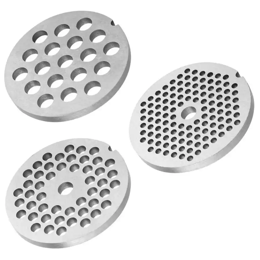 Lame de hachoir à viande avec trou de 3mm/5mm/8mm, broyeur, plaque, disque, couteau, appareil de cui