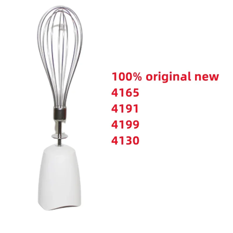 Fouet mélangeur Original pour Braun 4165 4191 4199 4130, remplacement du fouet en acier inoxydable