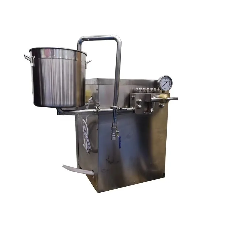 2025 Petit homogénéisateur commercial de lait d'amande de jus de légume de fruit