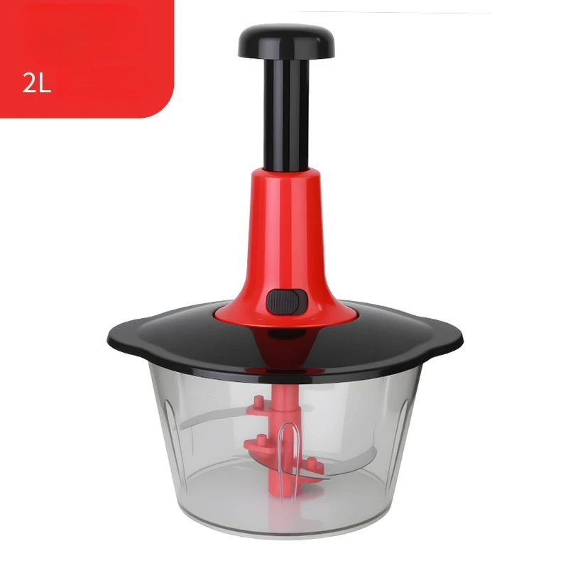 Robot culinaire manuel multifonctionnel avec protection de lame, facile à nettoyer, poignée ergonomi
