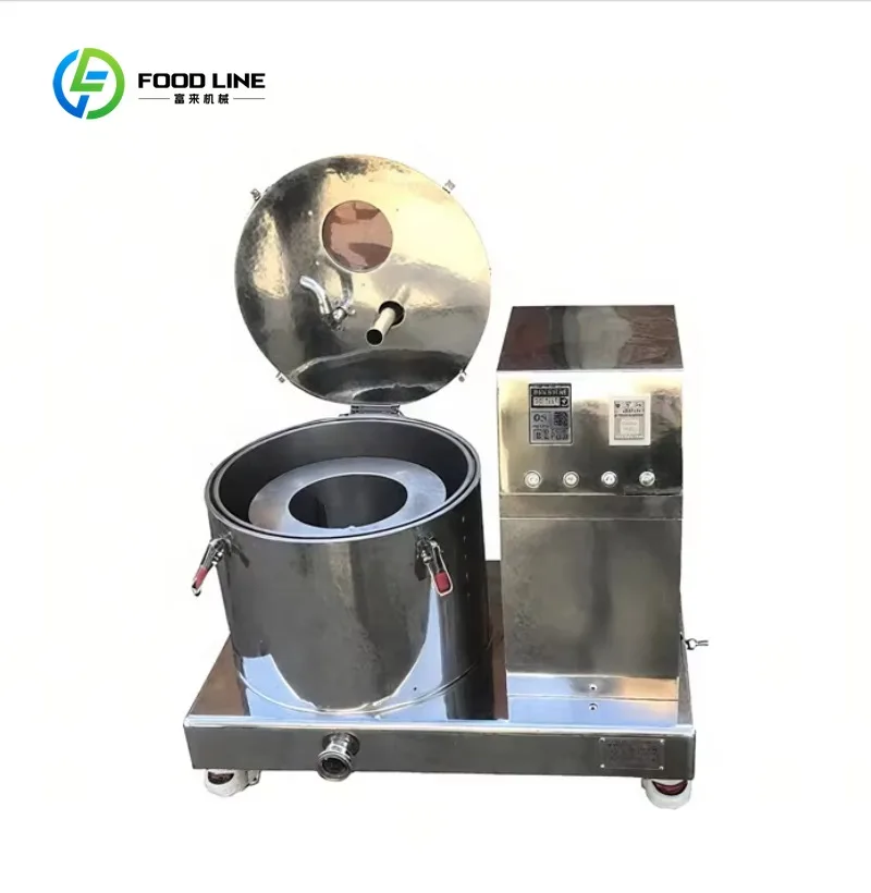 Centrifugeuse de transformation alimentaire de qualité supérieure personnalisée avec panier à roulem