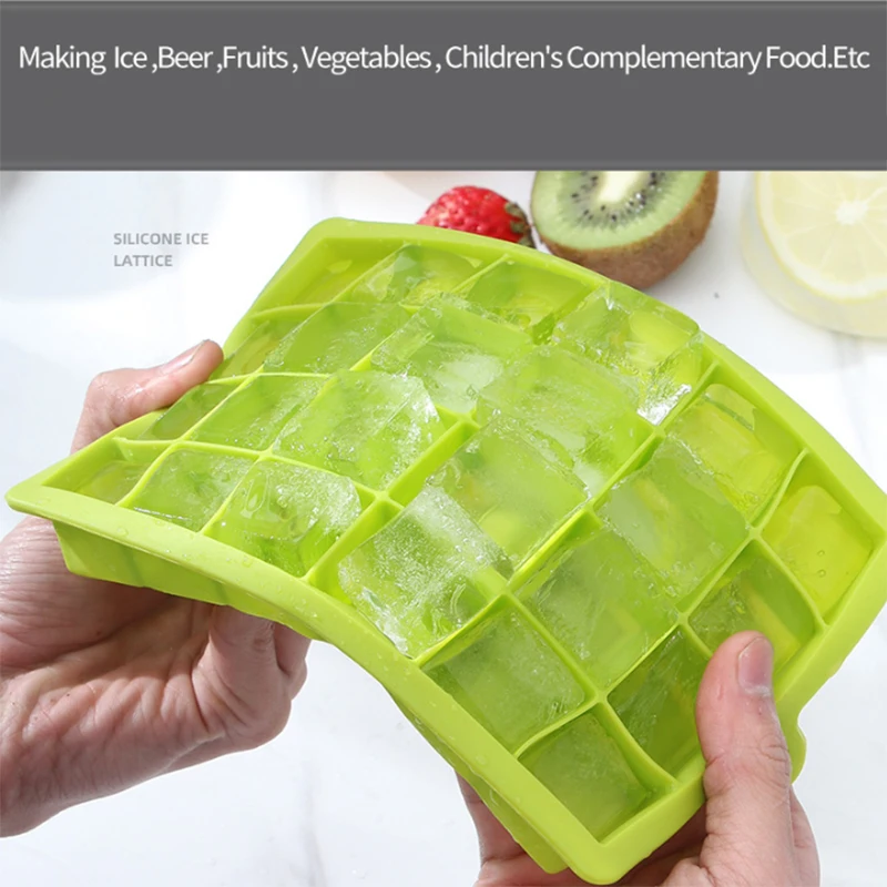4/6/8/15 grille grand plateau à glace moule géant Jumbo grand Silicone de qualité alimentaire Cube à