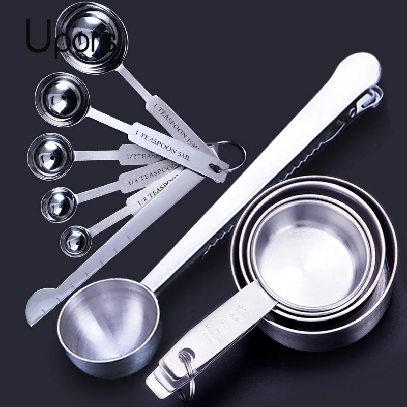 UPORS tasses à mesurer ensemble de cuillères à mesurer de cuisine empilables de qualité supérieure e