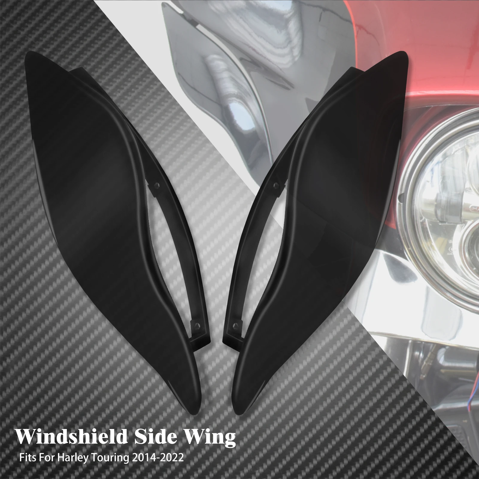 Déflecteur d'air réglable pour moto, pour Harley Touring 2014-2010 2022
