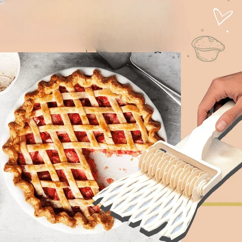 Rouleau à strass en plastique pour pâtisserie, ustensile de cuisson, gaufrage de pâte, artisanat, 1