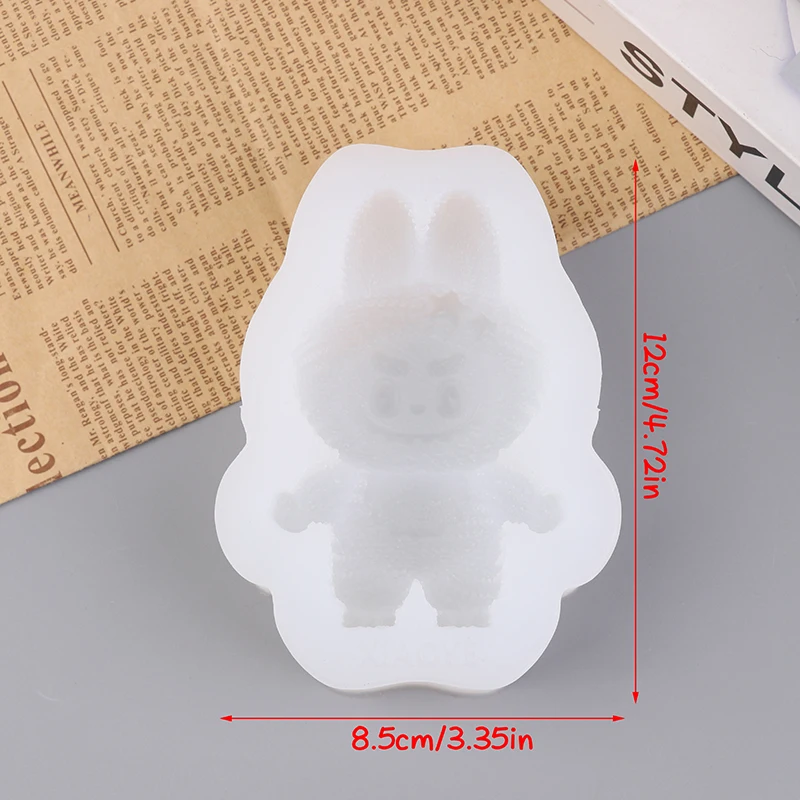 Gâteau en silicone Labubu 3D multifonctionnel, moule à chocolat pour la décoration de pâtisserie et 