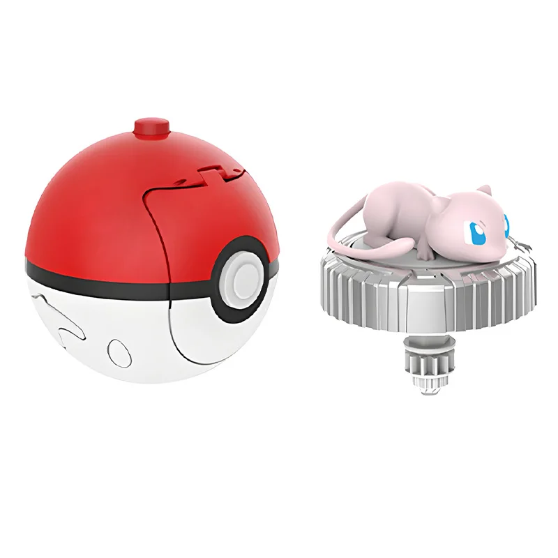 Pokemon toupie balle jouet figurine originale Pikachu Charmander écureuil Mew Eevee boîte gyroscope