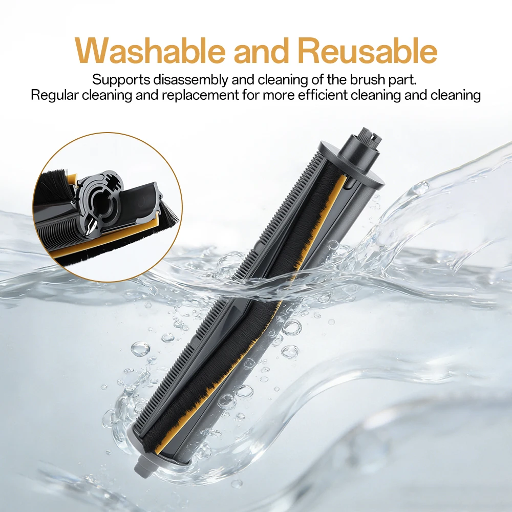 Brosse TriCut pour Dreame X40 Ultra X30 Ultra L40 Ultra L30 Ultra L20 Ultra L10s, pièces de rechange