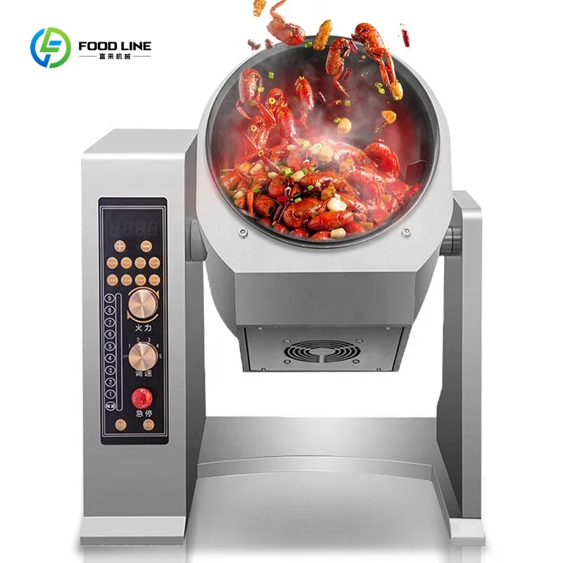 Robot de cuisine automatique personnalisé pour la cuisson par sautage, cuisine automatisée commercia