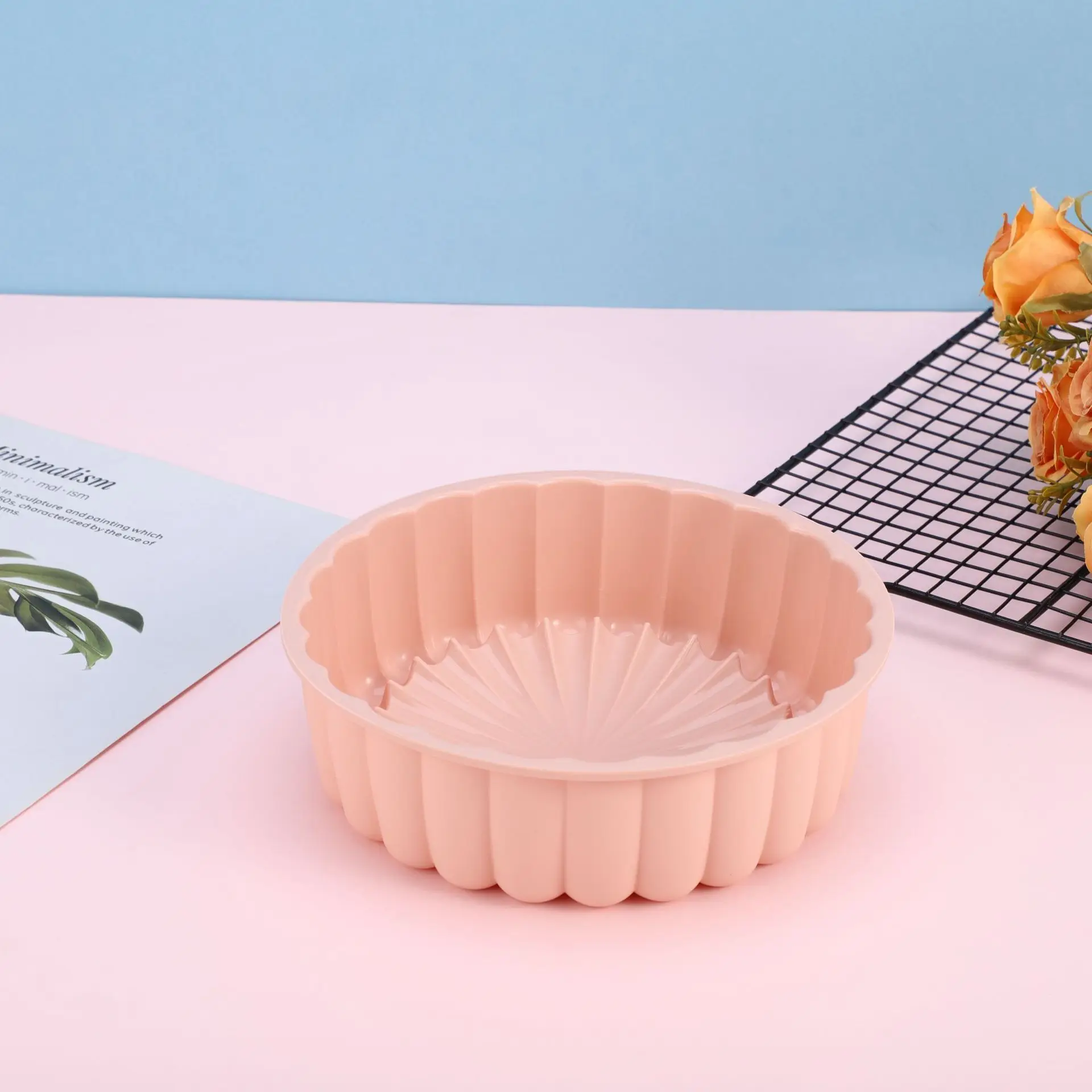 Moule à gâteau rond multifonctionnel en Silicone, résistant aux hautes températures, moule de cuisso