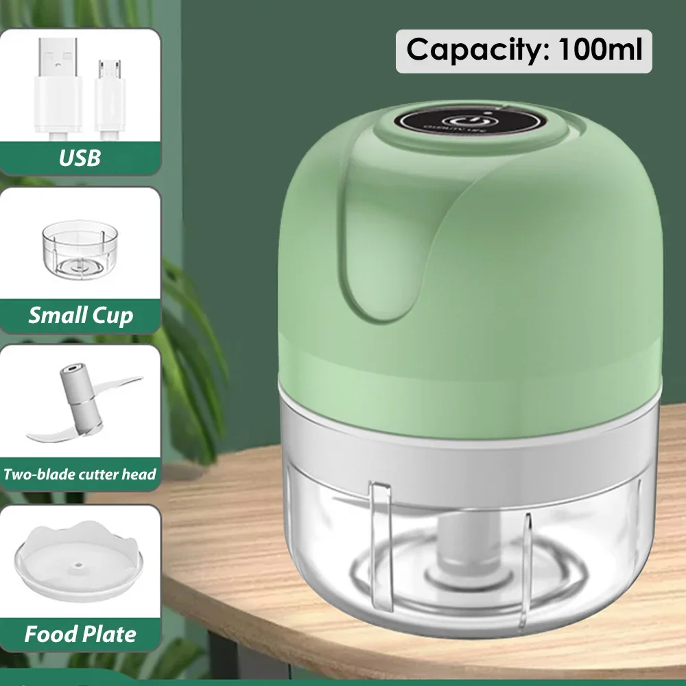 Hachoir électrique pour aliments, broyeur d'ail, hachoir à viande, Mini presse-ail, hachoir à légume